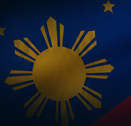 Philippines sun brand graphic